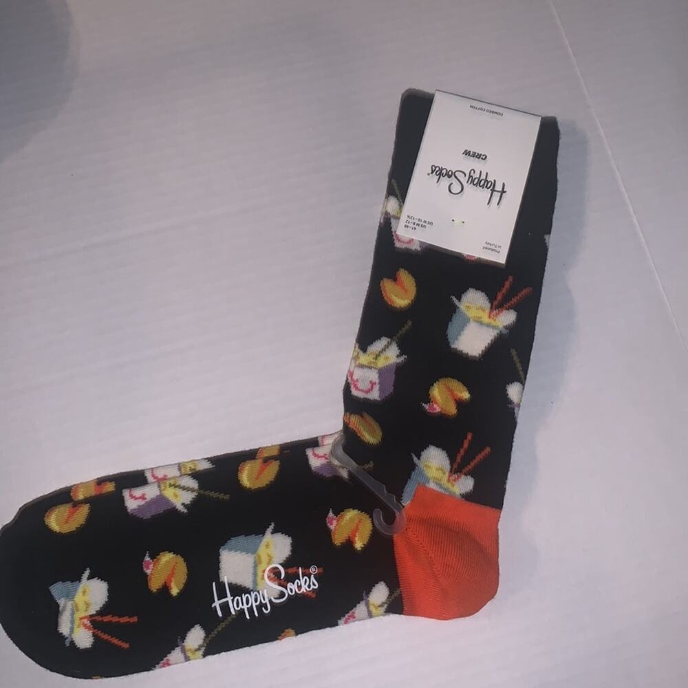 CHINESE FOOD Crew Socks. - Picture 2 of 8